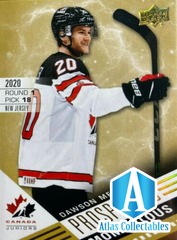 2021 Upper Deck Team Canada Juniors Prospectus Momentous Dawson Mercer #PM-4